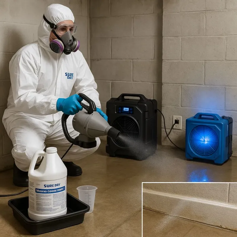 Sanitization and Odor Removal process in Kinder, LA