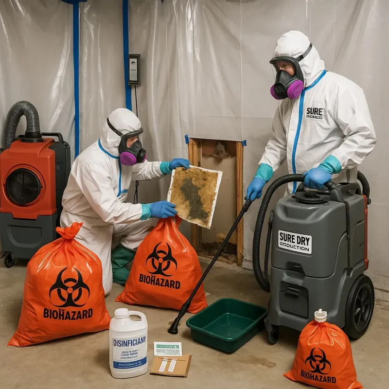 Contaminated Water Handling Protocols process in Kinder, LA