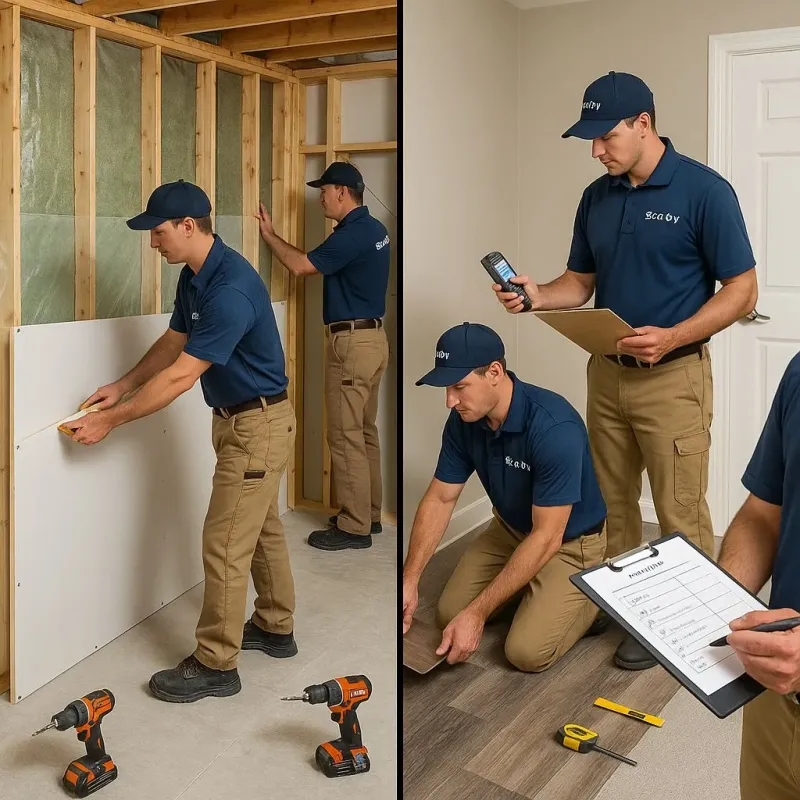 Repairs and Reconstruction process in Kinder, LA